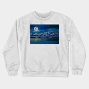 Costa Brava night Crewneck Sweatshirt